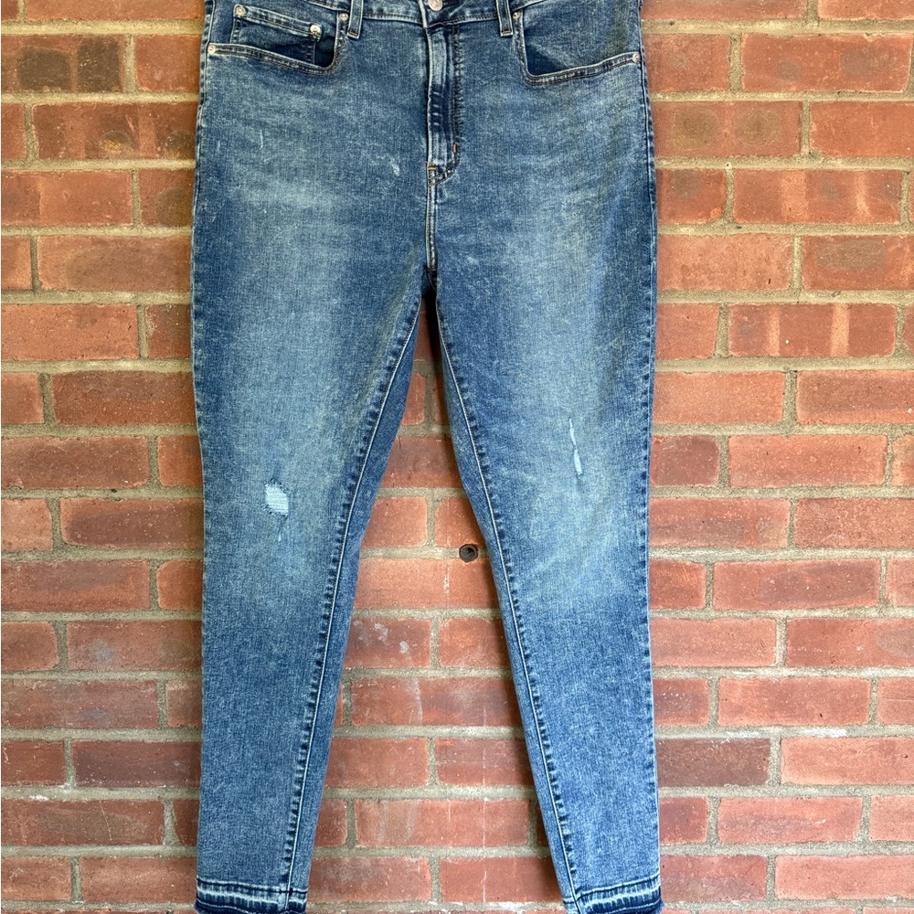 J9 Levi's Silver Button Blue Denim